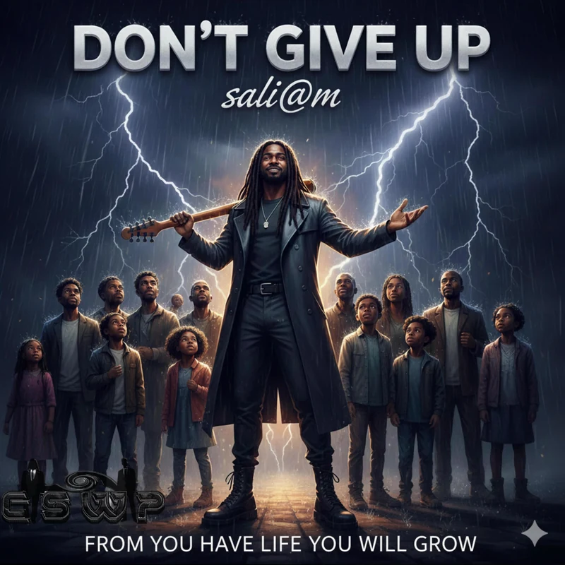 Don't Give Up cover artwork — Sali@m
